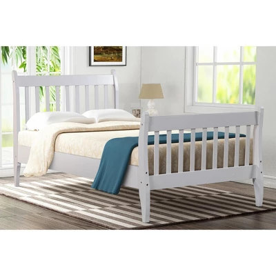 Twin Size Wood Platform Bed Frame With Slat Support-ModernLuxe 3 Twin Size Wood Platform Bed Frame With Slat Support-ModernLuxe