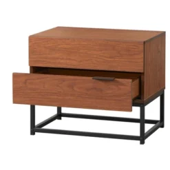Noble 2 Drawers Nightstand Walnut - Buylateral -Furniture Specialty Store GUEST 9b8cebd7 3a50 40df afcd d4595d3e802b