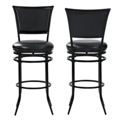 Rachel Swivel Barstool Black With Cushion - Crosley -Furniture Specialty Store GUEST 9bbb14bb 7057 495b 8579 d0168531915d