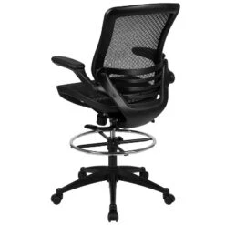 Emma And Oliver Mid-Back Transparent Mesh Drafting Chair With Flip-Up Arms 25 Emma And Oliver Mid-Back Transparent Mesh Drafting Chair With Flip-Up Arms -Furniture Specialty Store GUEST 9c8c0e99 b318 4f0d 8828 edc63d401f9c