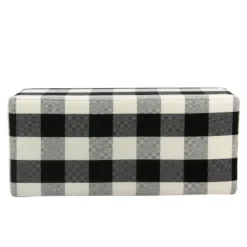 Large Decorative Storage Bench Black Plaid - HomePop -Furniture Specialty Store GUEST 9d3b0e95 e5e1 422d a755 a1b87805ec26