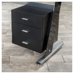 Glass Writing Desk With Drawers Black - Christopher Knight Home -Furniture Specialty Store GUEST 9d56ac58 ded5 4906 b42f ba3ef6b9ea73