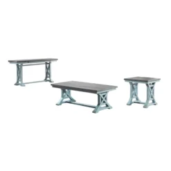 Skye Occasional Fold Out Console Table Blue - Treasure Trove Accents -Furniture Specialty Store GUEST 9e208db7 607a 4e08 a464 17be7aca3403