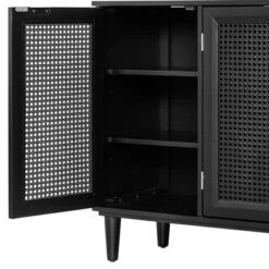 60" Generous Storage Sideboard With Faux Rattan Door - ModernLuxe 22 60" Generous Storage Sideboard With Faux Rattan Door - ModernLuxe -Furniture Specialty Store GUEST 9e656f64 73e5 48f5 9800 babd7d610235