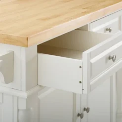 Oxford Kitchen Island With 2 Counter Height Barstools White - Crosley -Furniture Specialty Store GUEST 9e9d8736 a3df 4008 b240 eba0800a0542