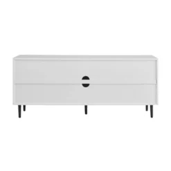 Angelo Modern 2 Door Bookmatch TV Stand For TVs Up To 65" Ash Brown/White - Saracina Home -Furniture Specialty Store GUEST 9eb56ab1 6613 4459 a0f0 fd2f1edeefbb