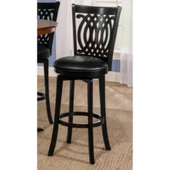25" Van Draus Swivel Counter Height Barstool Metal/Black - Hillsdale Furniture -Furniture Specialty Store GUEST 9eb928b6 ec27 42a1 82d1 ed14812c1dfa