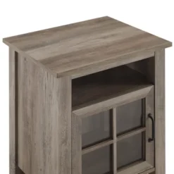 Transitional Classic Windowpane Storage Side Table - Saracina Home -Furniture Specialty Store GUEST 9ee162b5 066b 4760 a226 f954c2073eb0