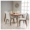 5pc Orrin 60" Dining Set - Light Beige/Nat Walnut - Christopher Knight Home 1 5pc Orrin 60" Dining Set - Light Beige/Nat Walnut - Christopher Knight Home -Furniture Specialty Store GUEST a0629a48 bc5b 49a3 81c3 884b9cdc19ab