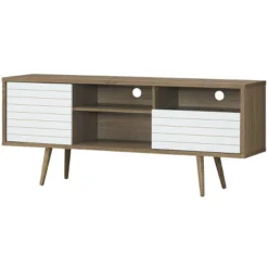 Costway Modern TV Stand/Console Cabinet 3 Shelves Storage Drawer Splayed Leg Wood/White 17 Costway Modern TV Stand/Console Cabinet 3 Shelves Storage Drawer Splayed Leg Wood/White -Furniture Specialty Store GUEST a0ea3d96 c647 47b2 8ef3 3b8dccb7beef
