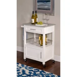 Mitchell Kitchen Cart Granite Top - Linon -Furniture Specialty Store GUEST a105fdb8 652a 4047 adc4 7f555122f75c