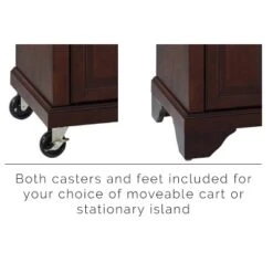 Lafayette Wood Top Full Size Kitchen Island/Cart Mahogany - Crosley -Furniture Specialty Store GUEST a10c80fc 576a 49f4 b50a 8d520742dcb2