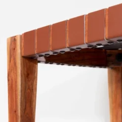 Balka Woven Leather Bench Brown - South Shore -Furniture Specialty Store GUEST a1963f25 ec25 43ce b8c3 f5730e9d440b