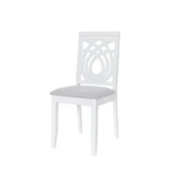 Mid-Century 5-Piece Extendable Round Dining Table Set White-ModernLuxe -Furniture Specialty Store GUEST a1bca29e cc9a 47b0 920e aaf31a5a7931