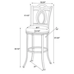 Colton Barstool Brown - Linon -Furniture Specialty Store GUEST a1d426a8 56b5 4bc7 b6b5 a1eeda70373b