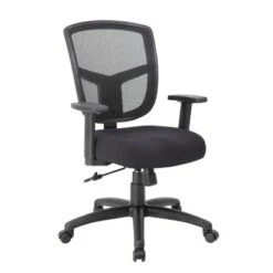 Task Chair Synchro-Tilt Black - Boss Office Products