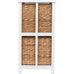 BirdRock Home Seagrass 2-Tier File Cubby Cabinet - Natural -Furniture Specialty Store GUEST a34596ce 4b7b 43dd 8a4c f163447c7ee7