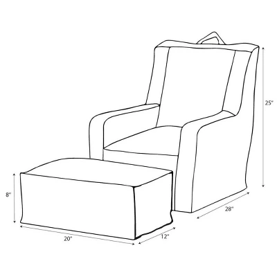 Sensory Friendly Kids’ Chair With Ottoman - Pillowfort™ 11 Sensory Friendly Kids’ Chair With Ottoman - Pillowfort™ - Image 9