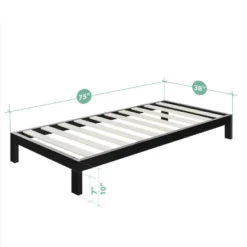 Arnav Steel 2000 Platform Bed Frame - Zinus -Furniture Specialty Store GUEST a414d8bc 1c4f 4b37 8830 d4b37a0505c3
