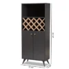 Serafino And Oak Finished Wood Wine Cabinet - Baxton Studio -Furniture Specialty Store GUEST a480351a 7e8f 4ce8 82d9 89e9a53e0dfb