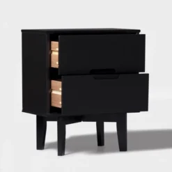 Mid-Century Modern Wood Nightstand - Saracina Home -Furniture Specialty Store GUEST a49f45e0 1fa8 4d59 a9d4 46994240cbf1