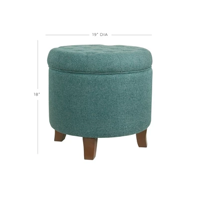 Boho Tufted Storage Ottoman - HomePop 3 Boho Tufted Storage Ottoman - HomePop