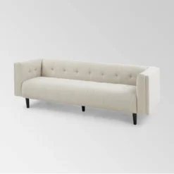Ludwig Mid Century Modern Upholstered Tufted Sofa - Christopher Knight Home -Furniture Specialty Store GUEST a54364e0 d2a6 4668 b19a 11a62b6f23a6
