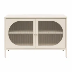 Luna Wide 2 Door Accent Cabinet With Fluted Glass - Mr. Kate -Furniture Specialty Store GUEST a5ea9a17 f2b2 428a a027 a4ce000108c2