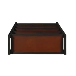 59.84" Calum 5 Shelf Bookshelf Black Cherry - Linon -Furniture Specialty Store GUEST a634fab5 4557 4636 a572 3d36a59a37c7