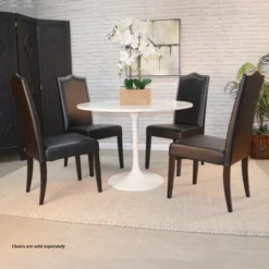 40 " Zaha Round Marble Top Dining Table - Carolina Chair & Table 10 40 " Zaha Round Marble Top Dining Table - Carolina Chair & Table -Furniture Specialty Store GUEST a6f0eee9 cfa7 42c6 a60b 635de1c049eb