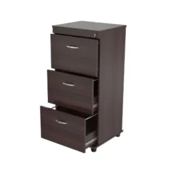 40.16" 3 Drawer Locking File Cabinet Espresso - Inval -Furniture Specialty Store GUEST a753642c 8571 4cc1 908f 08feae28a4d1