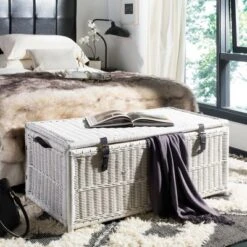 Happimess Caden Wicker Storage Trunk -Furniture Specialty Store GUEST a797003f a1ab 4fb3 b7d0 12543e8b1b85