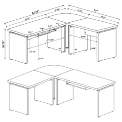 Skylar L-Shape Office Desk Set Cappuccino - Coaster -Furniture Specialty Store GUEST a7dca8b1 d179 4716 95de 9a330972b7fb