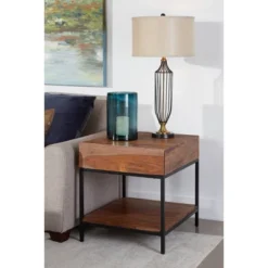 Springdale Ii Rustic 1 Drawer Side Table Natural - Treasure Trove Accents -Furniture Specialty Store GUEST a7e38fd0 ec94 46e0 be1c f8a7360f46fa