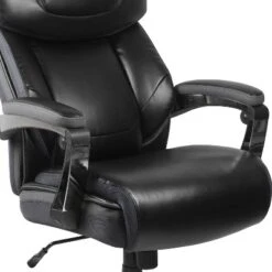 Flash Furniture HERCULES Series Big & Tall 500 Lb. Rated Black LeatherSoft Executive Swivel Ergonomic Office Chair With Adjustable Headrest -Furniture Specialty Store GUEST a8b93f79 fc4c 4fba add3 cb2007018ce1