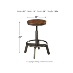 Torjin Adjustable Height Barstool Brown/Gray - Signature Design By Ashley 7 Torjin Adjustable Height Barstool Brown/Gray - Signature Design By Ashley -Furniture Specialty Store GUEST a959c6fa b790 4bcf 92b3 b225ed19bde6