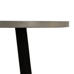 Manchester Modern Concrete And Acacia Round Dining Table Gray - Armen Living -Furniture Specialty Store GUEST aa162e80 17a6 43b0 98aa 9f748c671d88