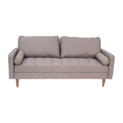 Flash Furniture Hudson Mid-Century Modern Sofa With Tufted Upholstery & Solid Wood Legs -Furniture Specialty Store GUEST aa24bbfb 1b5d 4e25 bd42 352cc20d4a2d