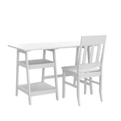 Dornoch 2 Shelf Writing Desk With Chair - HOMES: Inside + Out -Furniture Specialty Store GUEST aa4213ac f6d2 4d2d 8932 030b2ceec405