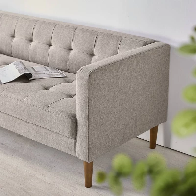 73" Pascal Sofa Oatmeal - Zinus 4 73" Pascal Sofa Oatmeal - Zinus - Image 2