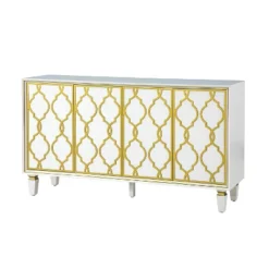 Beatrice 61'' Modern Storage Wide Sideboard With Solid Wood Legs | KARAT HOME -Furniture Specialty Store GUEST aab6c59e 0408 4600 832c 625751540287