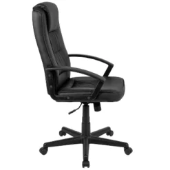 Flash Furniture Biscayne Flash Fundamentals High Back Black LeatherSoft-Padded Task Office Chair With Arms -Furniture Specialty Store GUEST aadedaa3 fd1f 48aa bf72 2c8816bfdedb