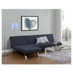 Eve Velvet Upholstered Convertible Futon - Room & Joy -Furniture Specialty Store GUEST aba4d434 8bff 4ebf 90a7 60ba9040561a