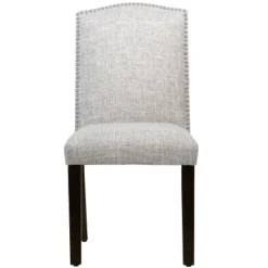 Ayala Nail Button Dining Chair In Linen - Skyline Furniture -Furniture Specialty Store GUEST ac42be73 ece8 4930 96cb c490f105f8ea