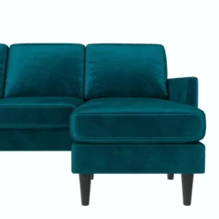 Winston Reversible Sofa Sectional Green Velvet - Mr. Kate -Furniture Specialty Store GUEST ac778ec8 740c 4ae2 a064 4cba9d99b6de