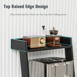 Tangkula 4-Tier Ladder Shelf 43” Tall Wooden Leaning Bookshelf Display Rack Modern Shelving Stand With Anti-tipping Device Black -Furniture Specialty Store GUEST ac936d2d d83f 43d6 8a5b 018e51325c0d