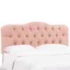 Full Tufted Headboard In Velvet Blush Pink - Skyline Furniture -Furniture Specialty Store GUEST acb2e899 c1eb 4f1e afc1 ecaab0916898