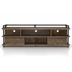 3pc Nanum Entertainment Console For TVs Up To 78" Reclaimed Oak - MiBasics -Furniture Specialty Store GUEST acb63626 f72c 4f49 8808 a66f518c9919