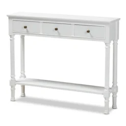3 Drawer Calvin Wood Entryway Console Table - Baxton Studio -Furniture Specialty Store GUEST aceaf8a8 aba2 41d9 ab9c 809a0dad6516
