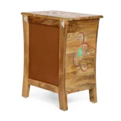 Fullen Handcrafted Boho 2 Drawer Mango Wood Nightstand Natural - Christopher Knight Home -Furniture Specialty Store GUEST ad0b22c6 5678 43a3 92c7 bc6f1895fa3c
